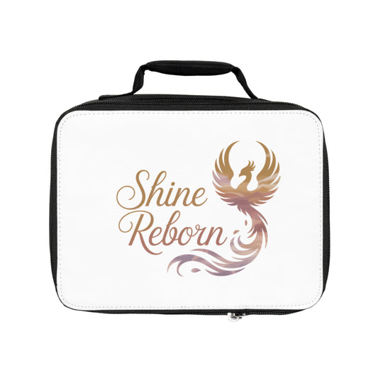 Inspirational Lunch Bag with 'Shine Reborn' Design, Motivational Lunchbox, Reusable Food Carrier, Perfect for School, Work, and Picnics Buy 1 - 1 gets Donated