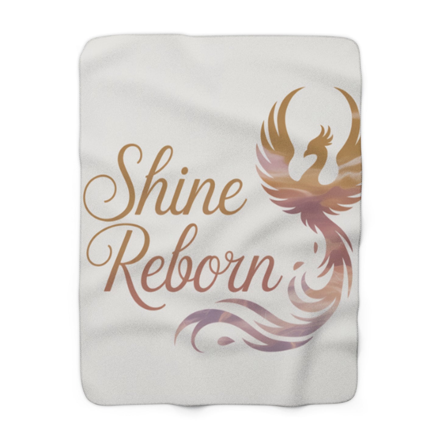 Cozy Sherpa Fleece Blanket with Inspirational Design, Perfect for Comfort, Gifts, Home Decor, Wellness, Self-Care